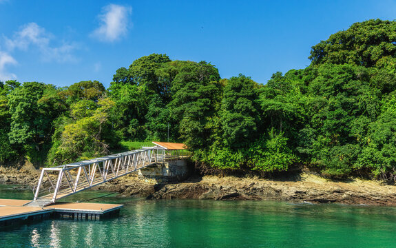 The Pearl Islands archipelago in the Pacific ocean, Panama