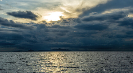 Fototapeta premium The Pearl Islands archipelago in the Pacific ocean, Panama