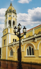 Old church in Panama city in Casco Viejo.