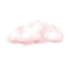 Pink cloud. Air cotton. Valentine's Day. Romantic element. Atmosphere.