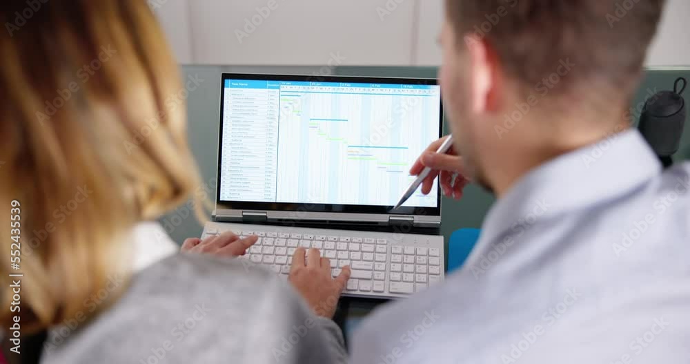 Poster gantt gantt software project