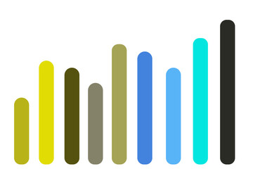 Trend up Line graph growth progress Detail infographic Chart diagram. Suitable for Business data and market analysis. Line Graph rising up and Grow business day by day concept.