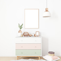 Frame mockup modern A4