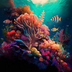 Obraz na płótnie Canvas Coral Reef