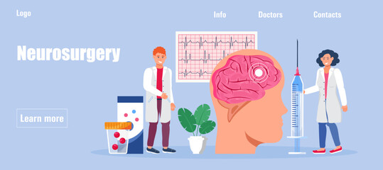 Podiatrist concept vector for medical landing page. Feet with beautiful pedicure. Well-groomed toenails. French pedicure concept.