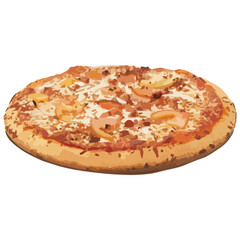 pizza isolated on white background