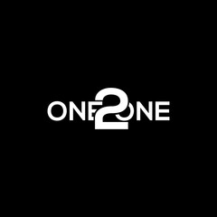 One 2 one creative typography logo