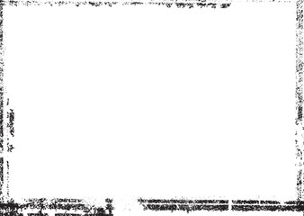 Vector background. rectangle for image. distress texture . Grunge Black texture .

