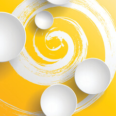Modern design with grunge elements . Vector