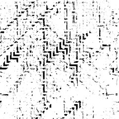 Vector Seamless Pattern. Seamless Texture with Grunge Elements
