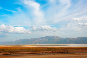 landscape with clouds