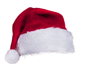 santa claus hat  isolated - PNG