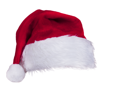 santa claus hat  isolated - PNG