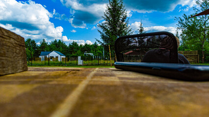 car driving on the road