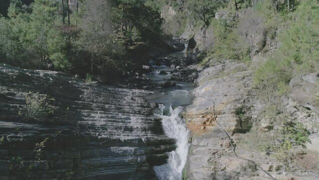 waterfall in yosemite