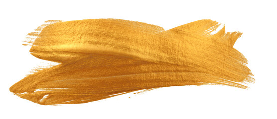 Grunge Gold and bronze glitter color smear painting on Png transparent . Abstract glow shine...
