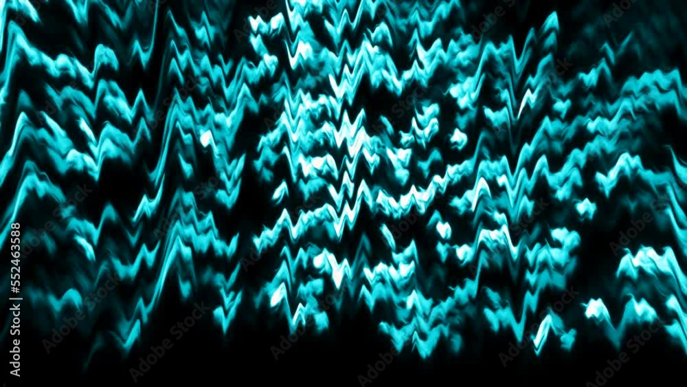 Poster shimmering curved stripes in motion on black background. motion. rotating pattern with moving shimme