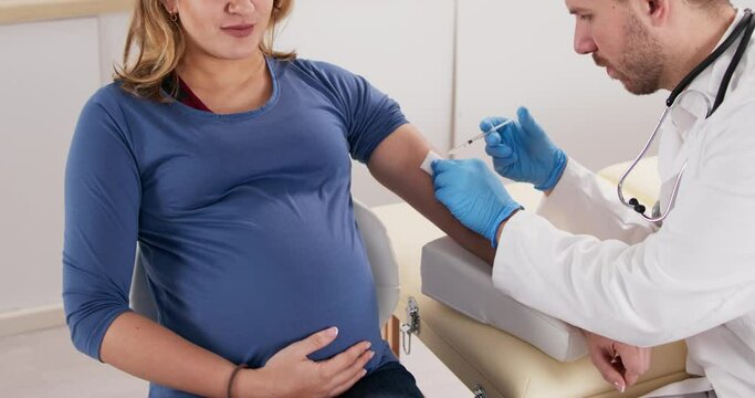 Doctor Making Covid 19 Vaccine Injection