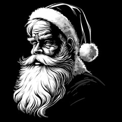 Santa Claus isolated on background