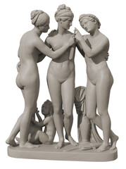 The Graces with Cupid's Arrow, and Cupid with the Lyre