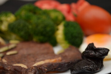 Dish based on the specialized ketogenic diet