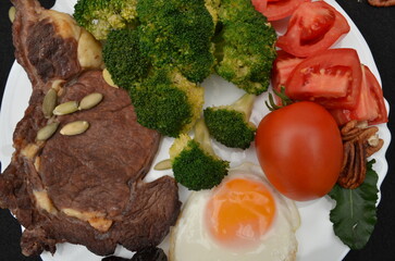 Dish based on the specialized ketogenic diet