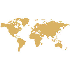 world map icon illustration