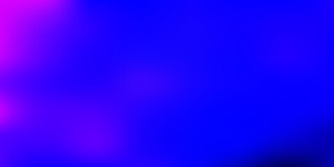 Dark pink, blue vector blur texture.