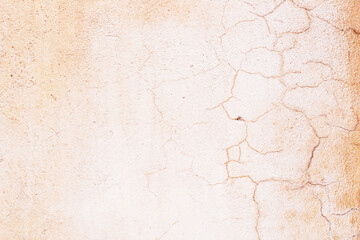 Old wall grange background texture, vintage surface, for design decoration. Old beige concrete wall.