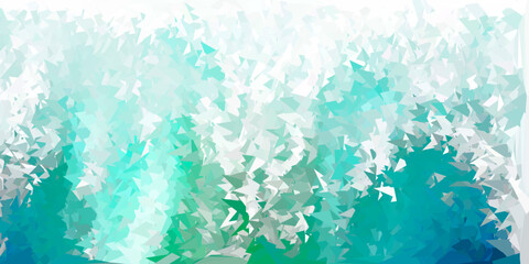 Light green vector geometric polygonal wallpaper.