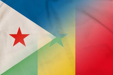 Djibouti and Senegal state flag international negotiation SEN DJI