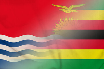 Kiribati and Zimbabwe government flag international contract ZWE KIR