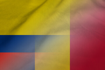 Colombia and Chad political flag transborder negotiation CHL COL