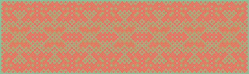 Multicolor truchet tiling connections illustration