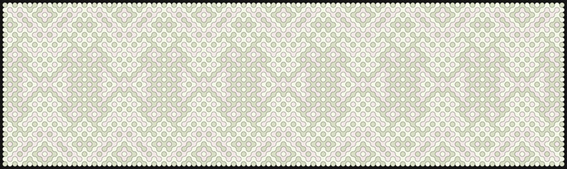 Multicolor truchet tiling connections illustration