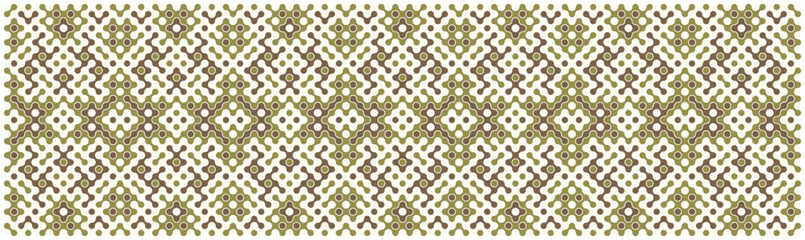 Multicolor truchet tiling connections illustration