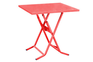 Steel folding table