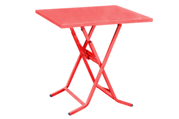 Steel folding table