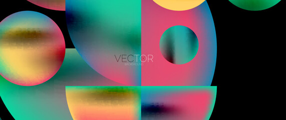 Circle composition abstract wallpaper background
