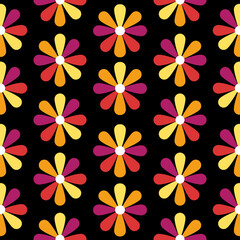 seamless pattern with flowers