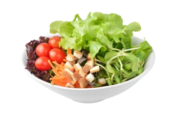 Gordijnen salad in plate isolated on transparent png © sommai