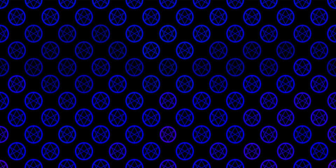 Fototapeta na wymiar Dark Gray vector background with occult symbols.