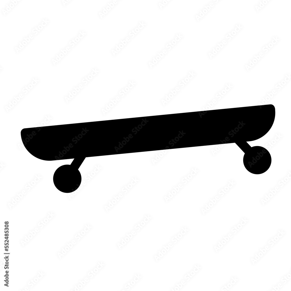 Poster skateboard icon