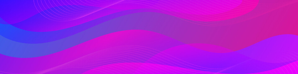 Abstract Purple Fluid Banner Template. Modern background design. gradient color. Dynamic Waves. Liquid shapes composition. Fit for banners