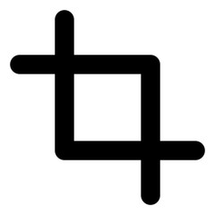 Obraz premium crop icon