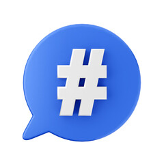 Obraz premium social media like post love account 3d render icon illustration 