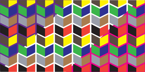 colorful abstract geometric circular  for banner, background wallpaper and advertisement seamless