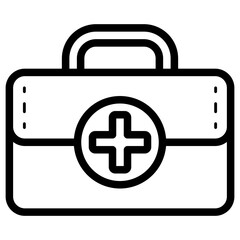 medical aid kit icon