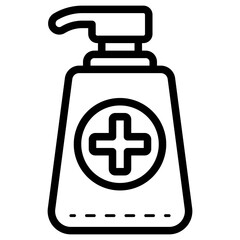 Hand sanitizer icon