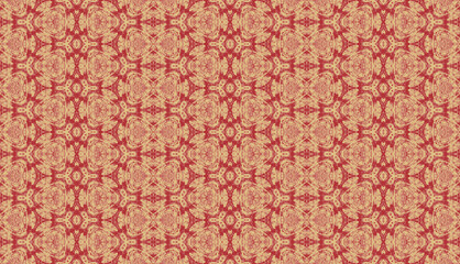 Abstract seamless pattern, seamless wallpaper, seamless background designed for use for interior,wallpaper,fabric,curtain,carpet,clothing,Batik,satin,background , illustration, Embroidery style.